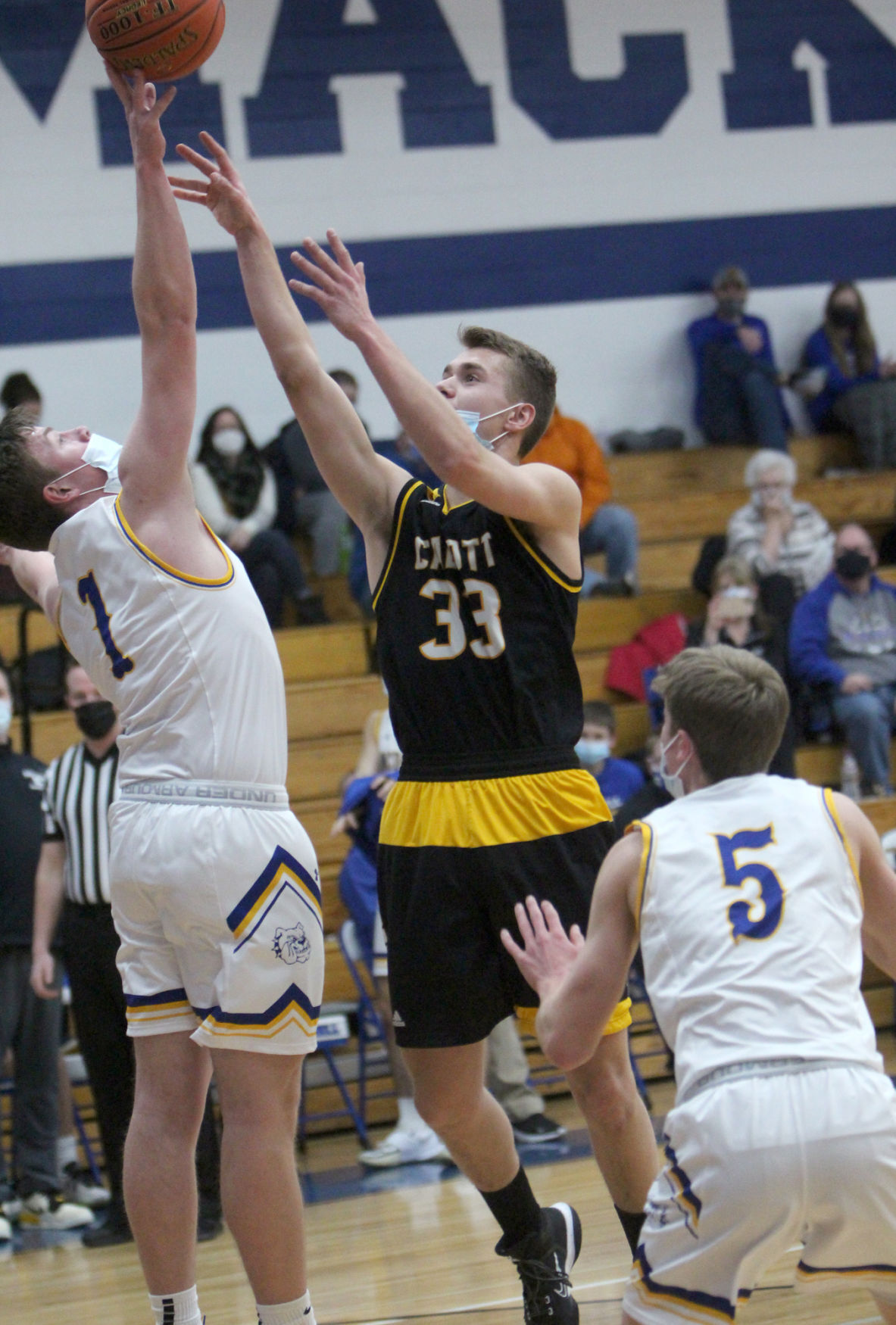 Cadott at McDonell boys basketball 1-18-21